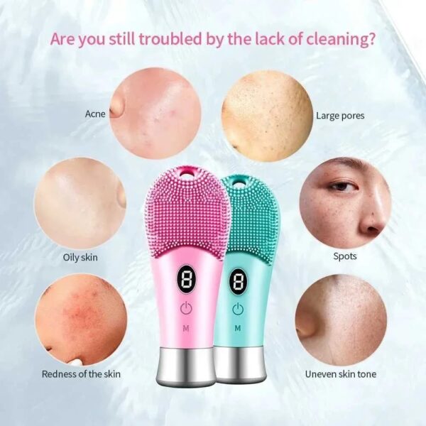 Silicone Electric Facial Cleansing Brush - Image 3