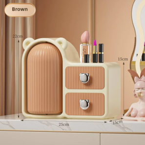 Buy Plastic Cosmetic Organizer with Drawers in Pakistan – Stylish Makeup & Skincare Storage Box